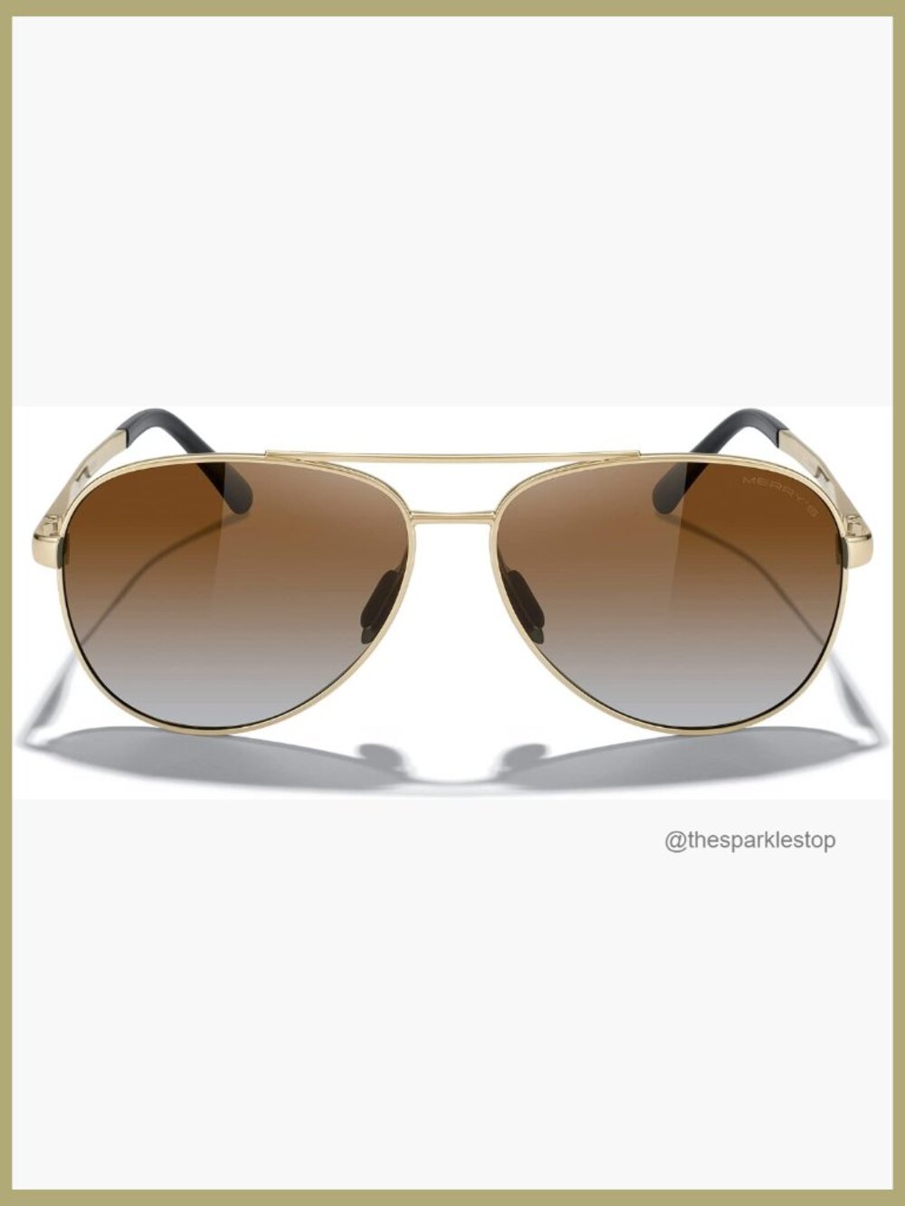 Polarized Aviator Sunglasses with Mirrored Lens UV 400 Protection